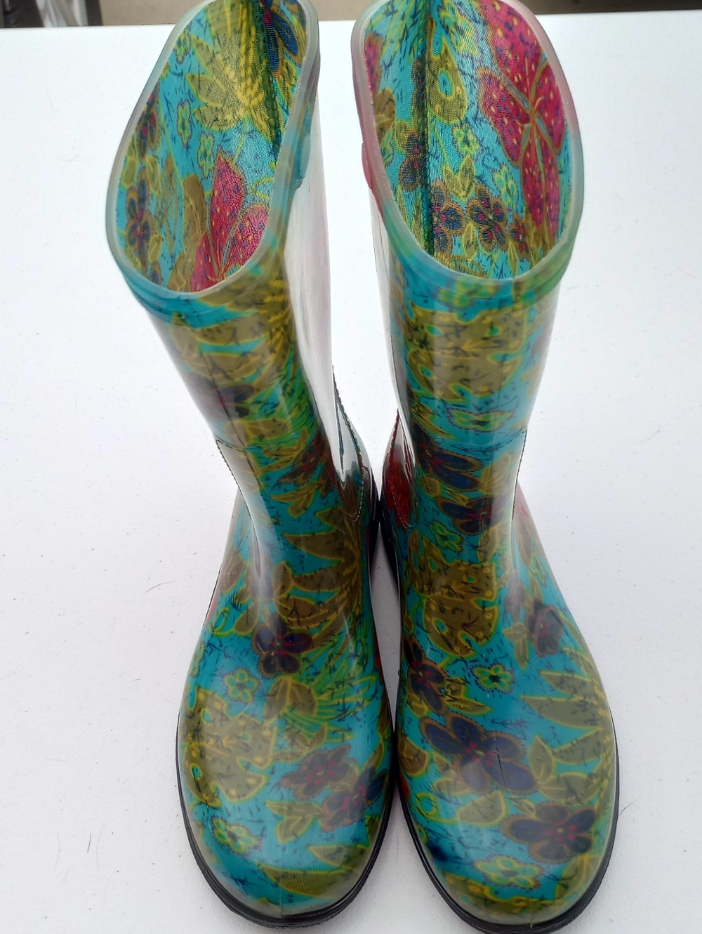 Women’s Floral Waterproof Rain Boots
